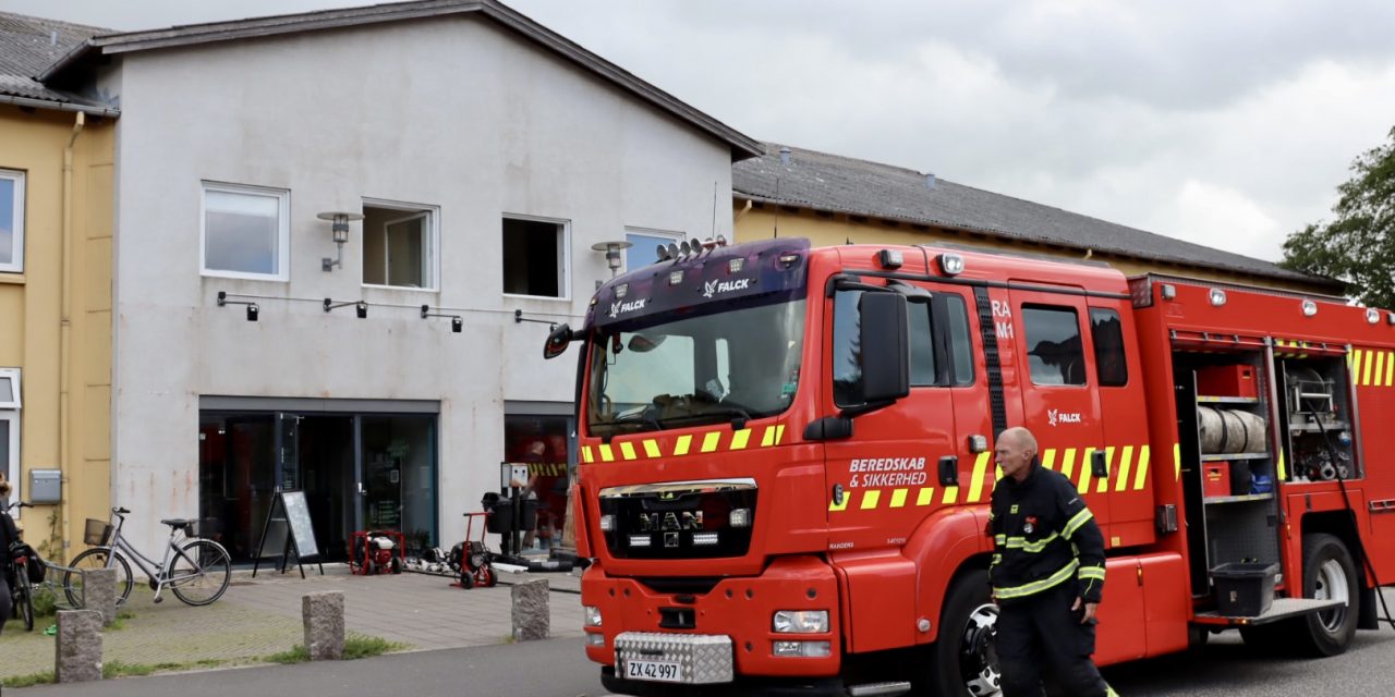 Brand i fitnesscenters sauna