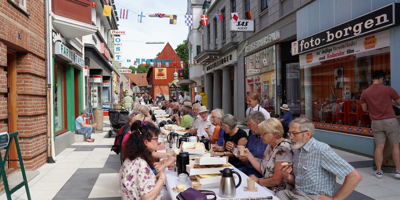 Nu er Randers-gågade på museum i Den Gamle By