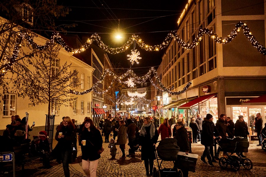 Randers City tænder julelysene – med måde