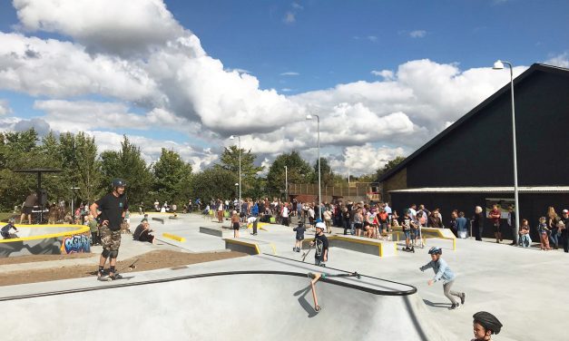 Aktivitetspark indviede udvidelse af skatepark