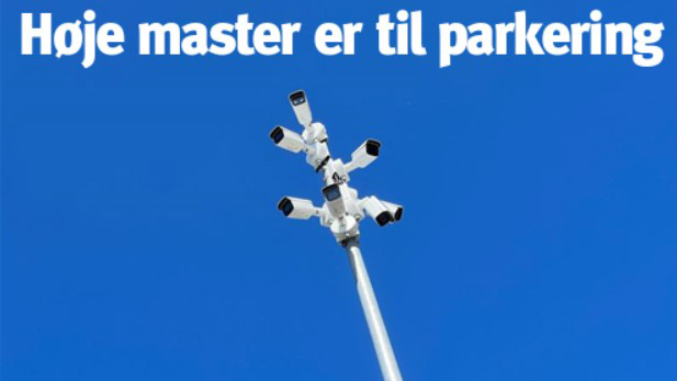 Høje master er til parkering