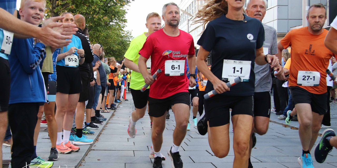 Randers City Stafet tog en tørn i Randers