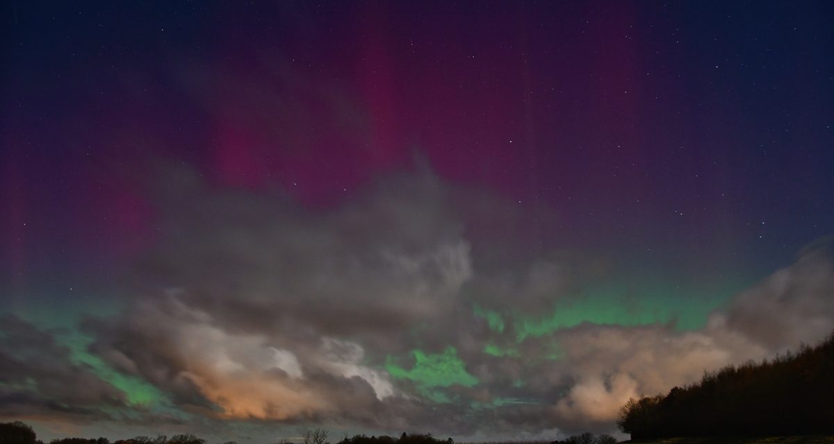 Vildt fænomen fyldte himlen