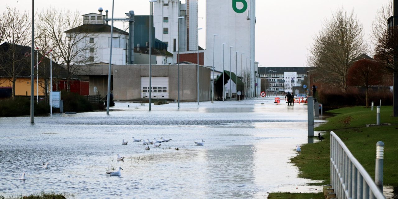 Vandet kommer: Højvandsporten lukkede onsdag aften