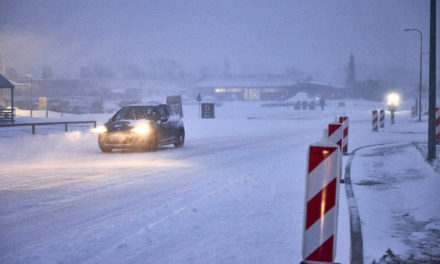 Gal igen: Dækket af sne