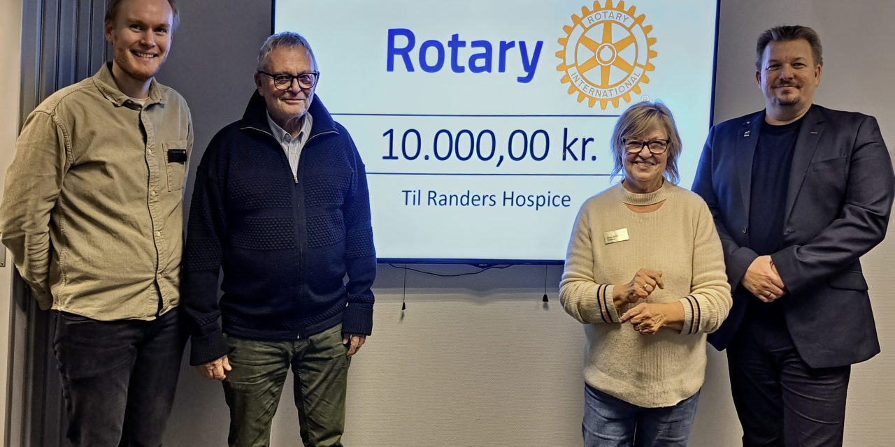 Hospice-støtteforening får stor donation