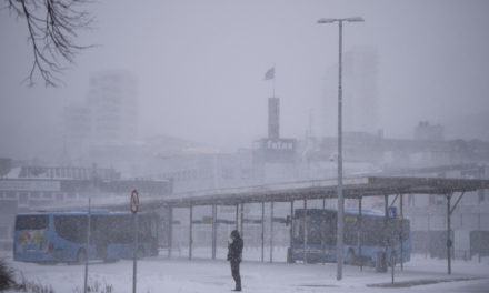 Se billederne: Snevejret har ramt Randers