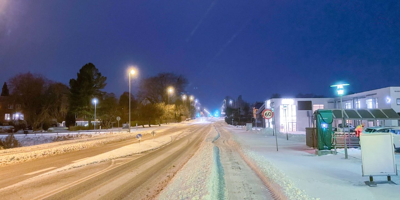 Sjældent syn: Indfaldsveje tømt for biler