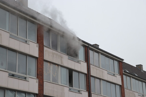 Brand i lejlighed på Mariagervej i Randers