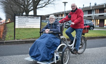 Cykelpiloten Allan tager ældre borgere med på rundtur i Randers