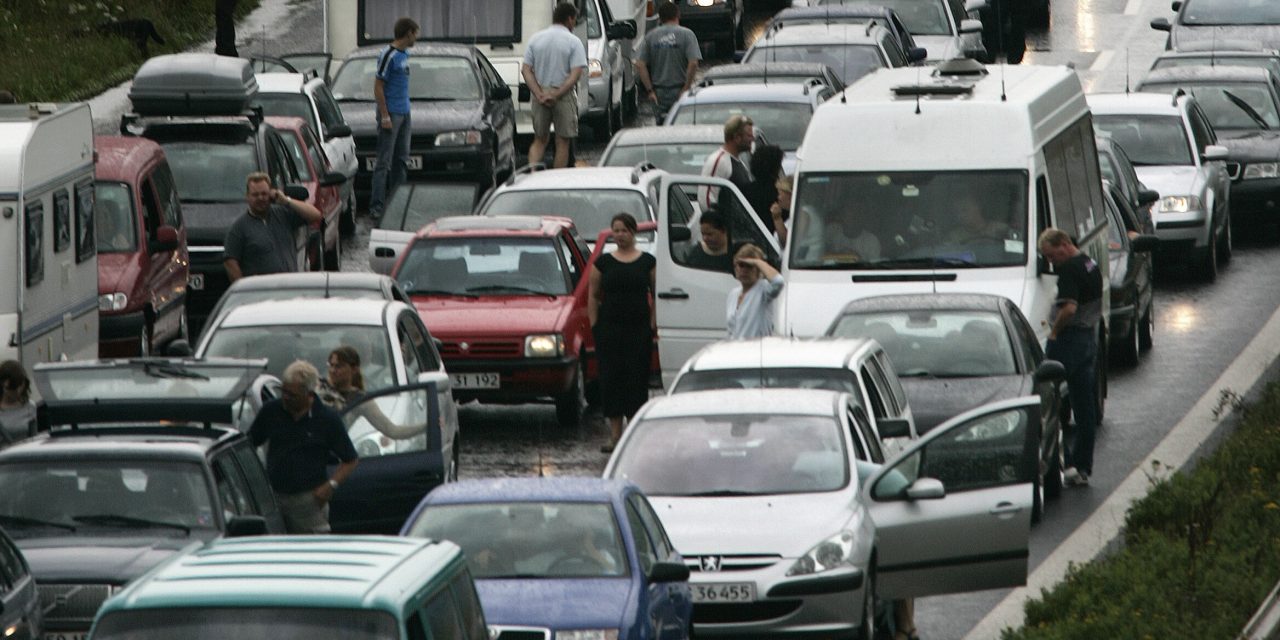 Her er der risiko for tæt trafik i efterårsferien